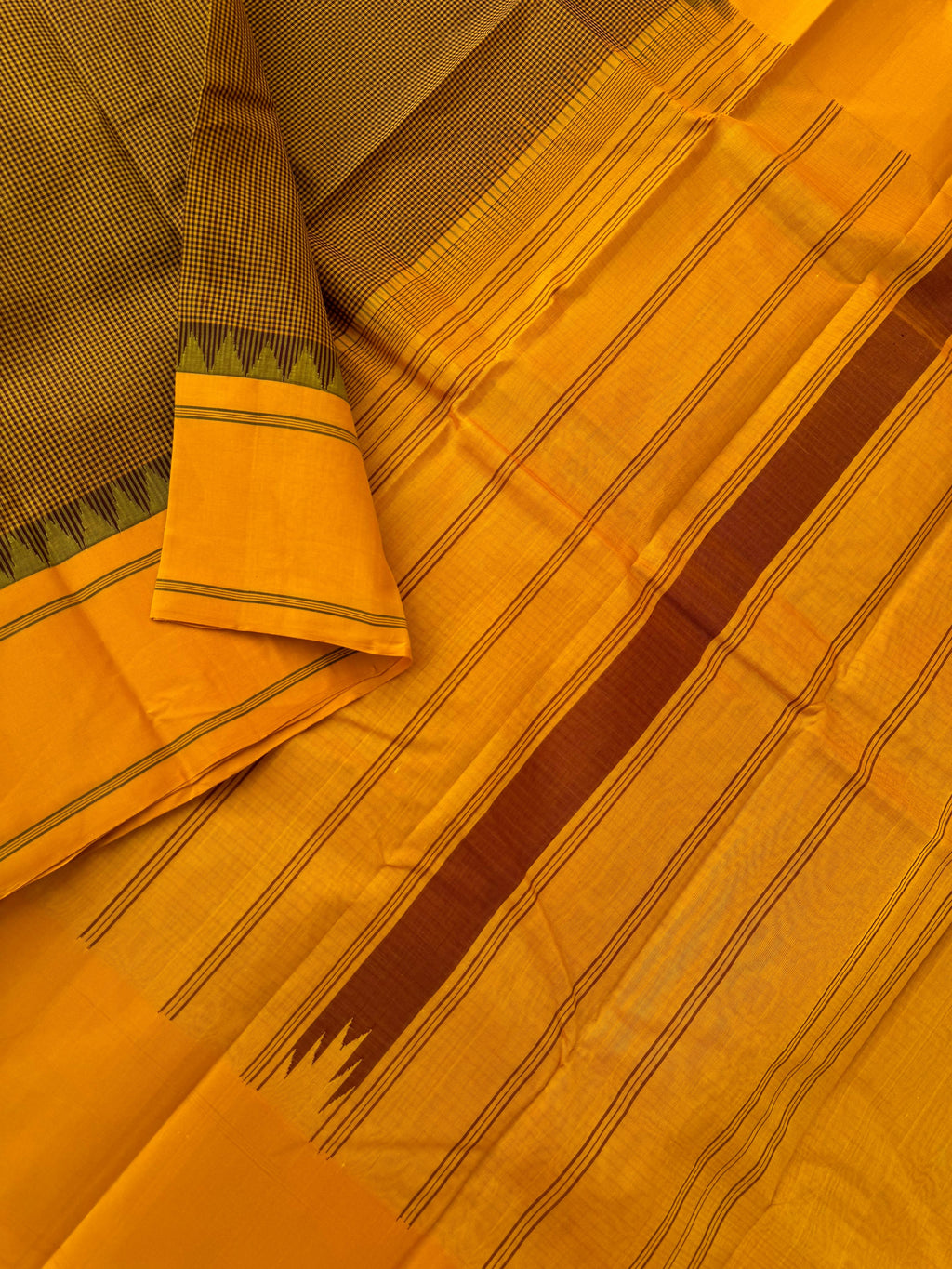 Signature Silk Cotton - mustard on mustard