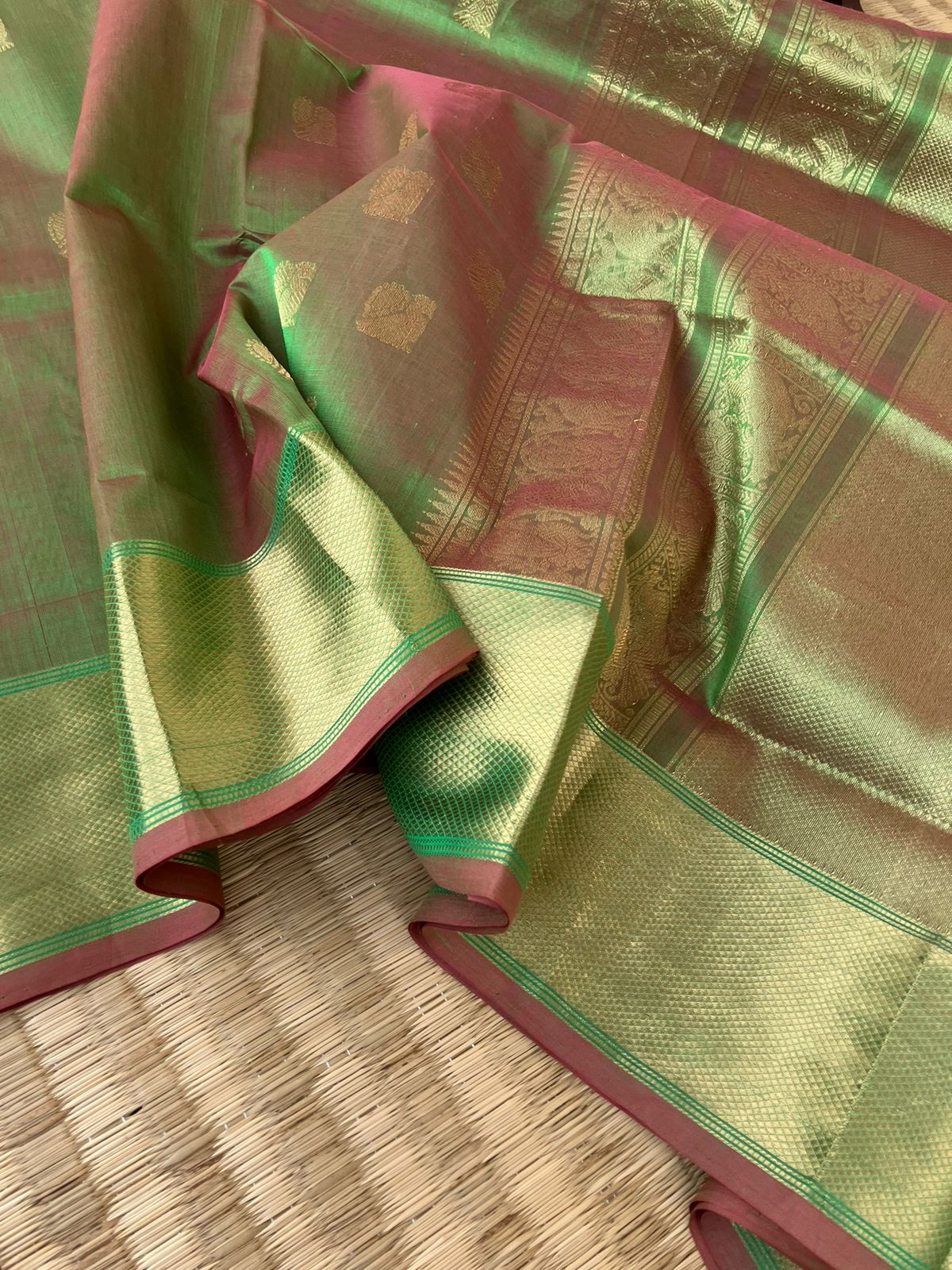 Zari Kissed Silk Cotton -