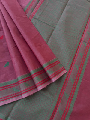 Mangalavastaram - onion peal with parrots woven buttas