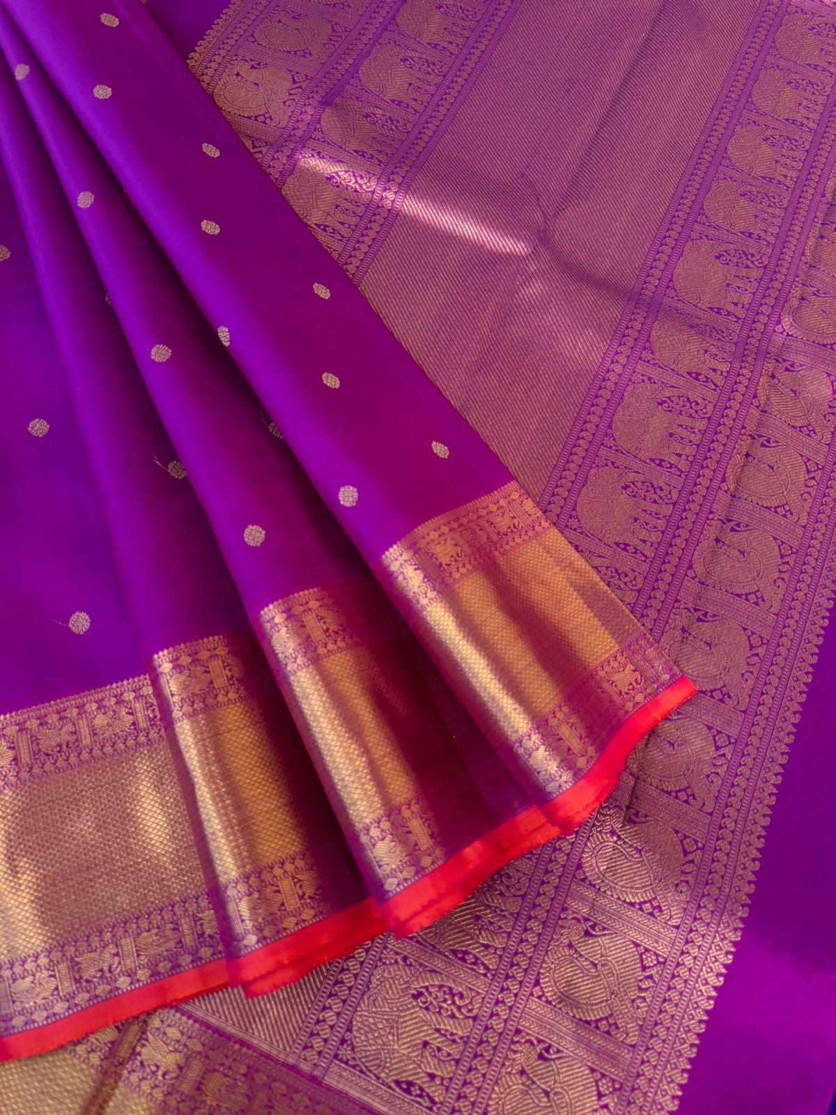 Meenakshi - Kanchivaram for Every Occasion - violet mixed vadamalli