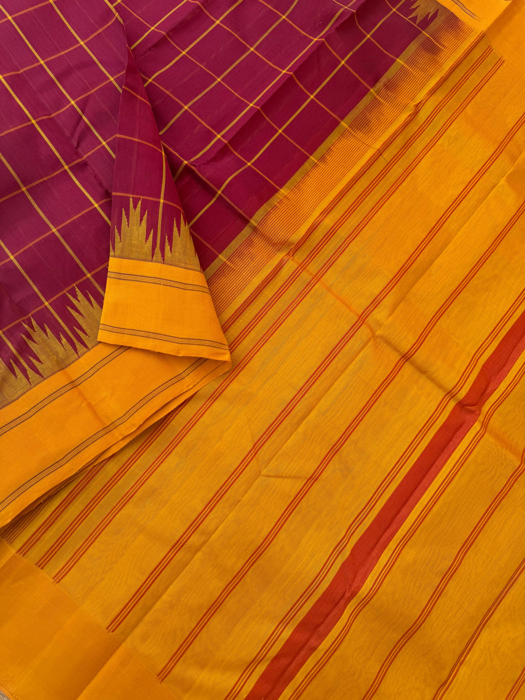 Signature Silk Cotton - aarku and mustard