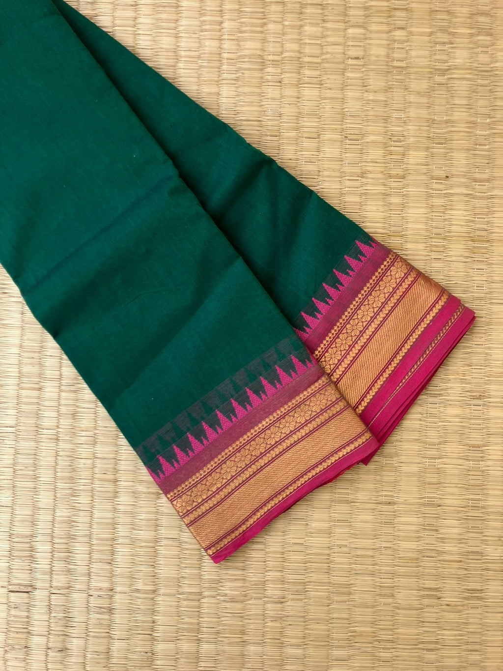 Kanchi X Chettinad - forest green