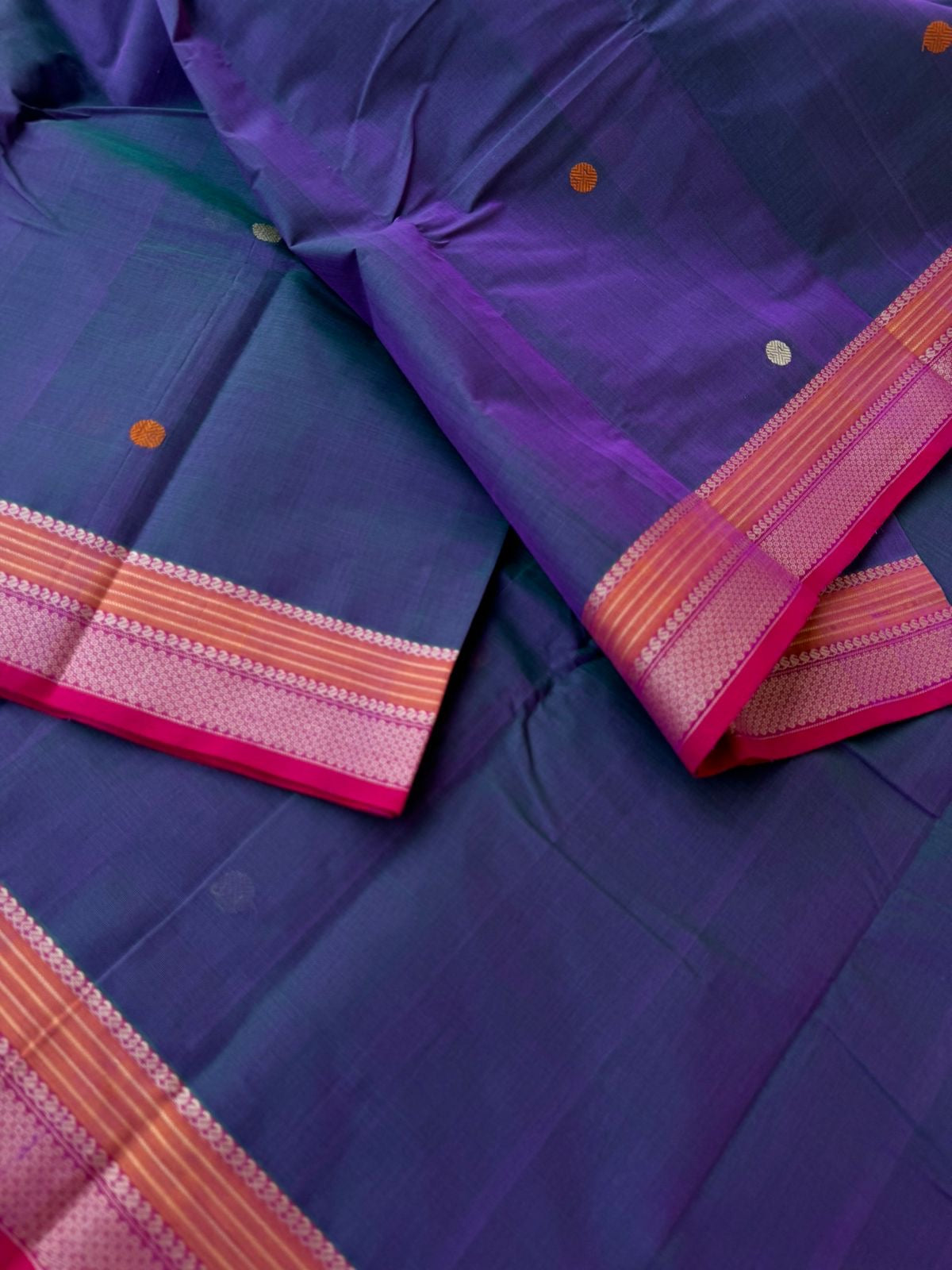 Mangalavastaram - gorgeous dual tone violet