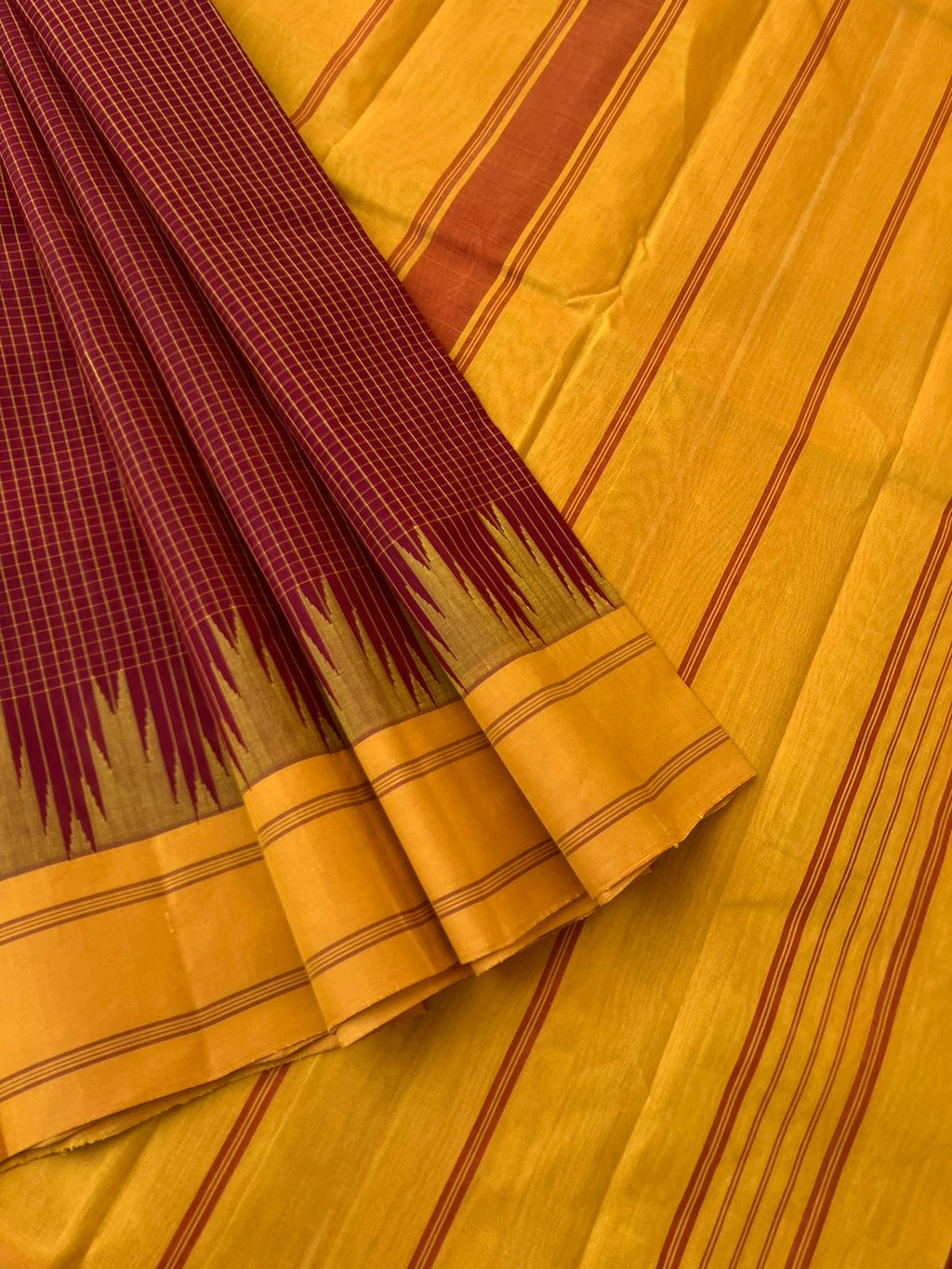 Signature Korvai Silk Cottons - aaraku and mustard podi kattam