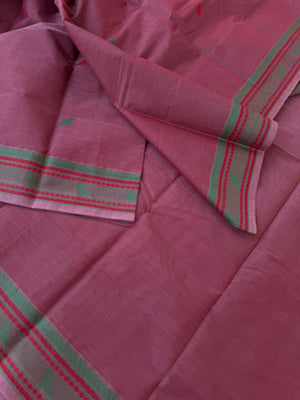 Mangalavastaram - onion peal with parrots woven buttas