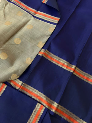 Myth of Kanchivaram - Lot of people Think Tall border Kanchivaram makes them look short but definitely not , saree won’t alter the height, it will give a absolutely different and unique look when it is draped for all people.