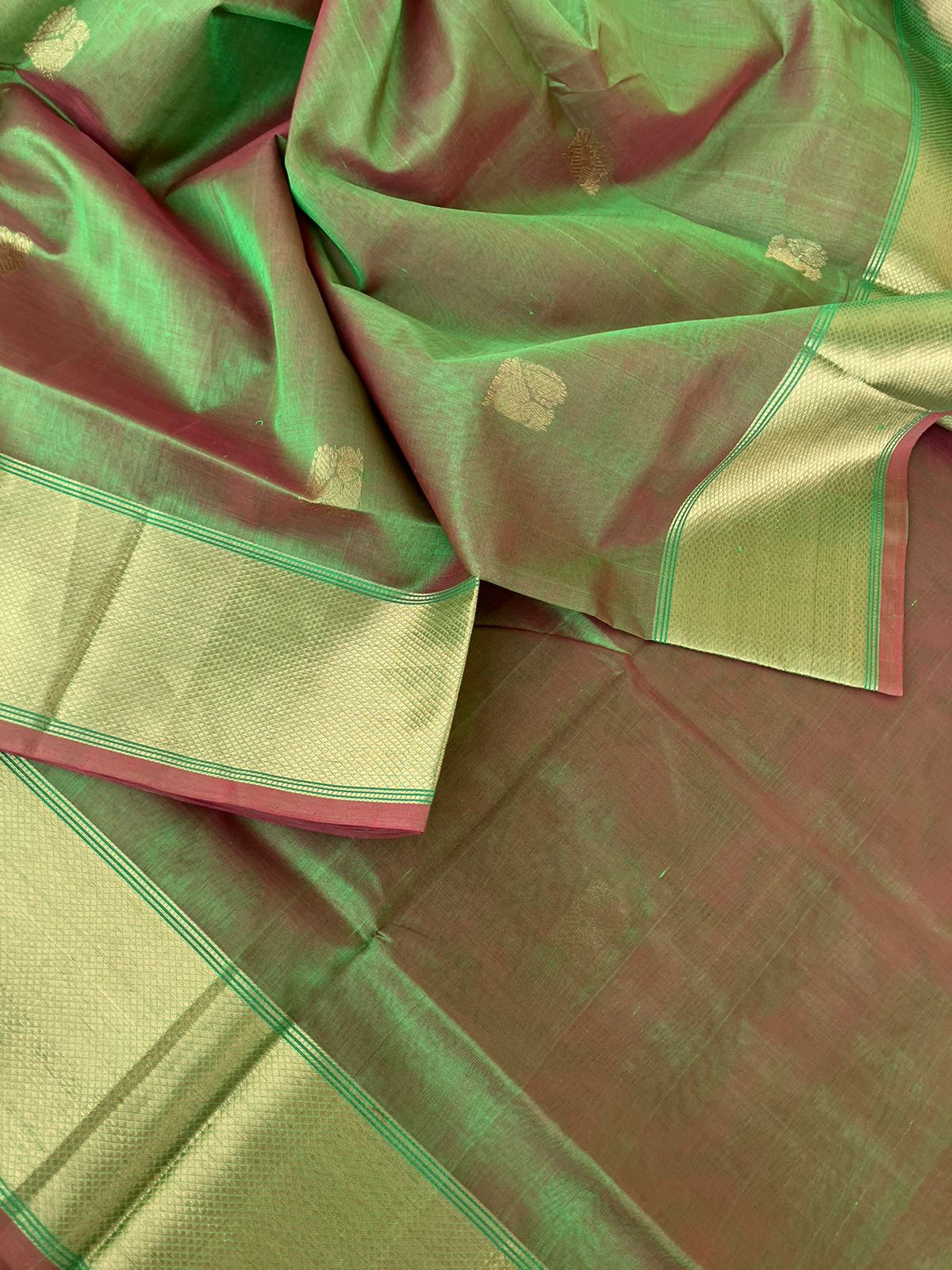 Zari Kissed Silk Cotton -