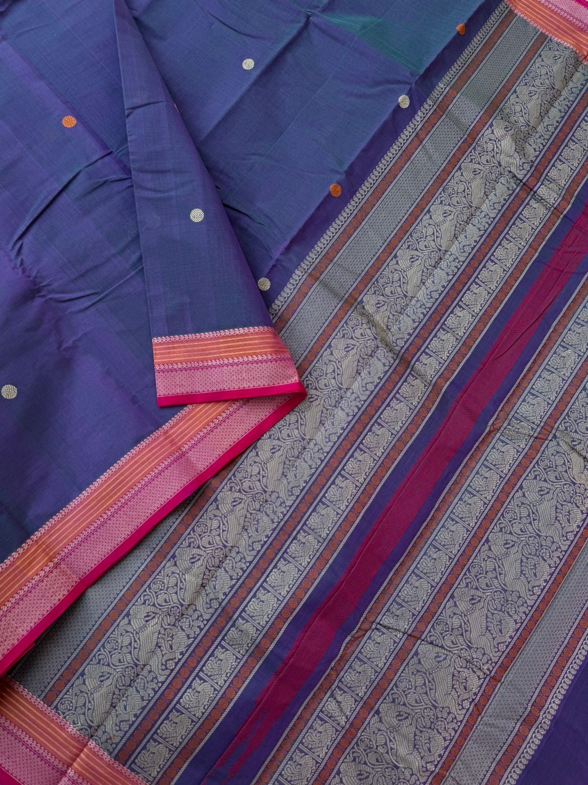 Mangalavastaram - gorgeous dual tone violet