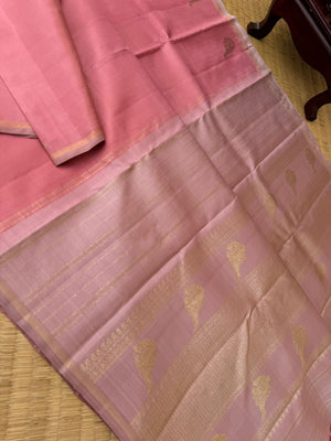 Mohaa - Beautiful Pastel Borderless Kanchivarams -