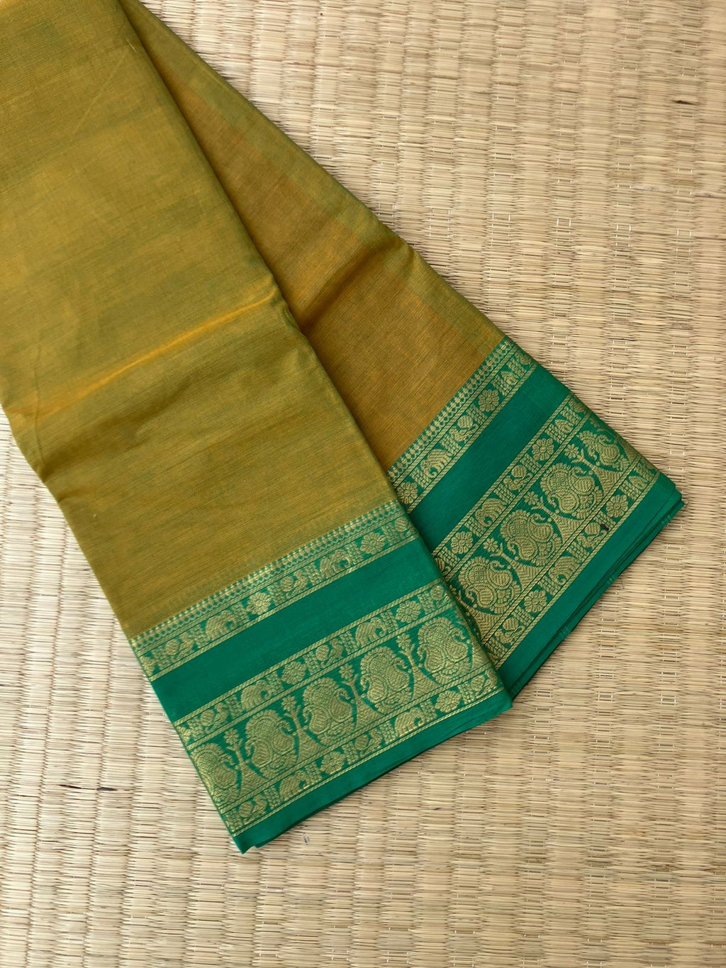 Kanchi X Chettinad - mustard mixed green