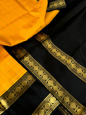 Connection Made By Korvai - yellow and black veldhari