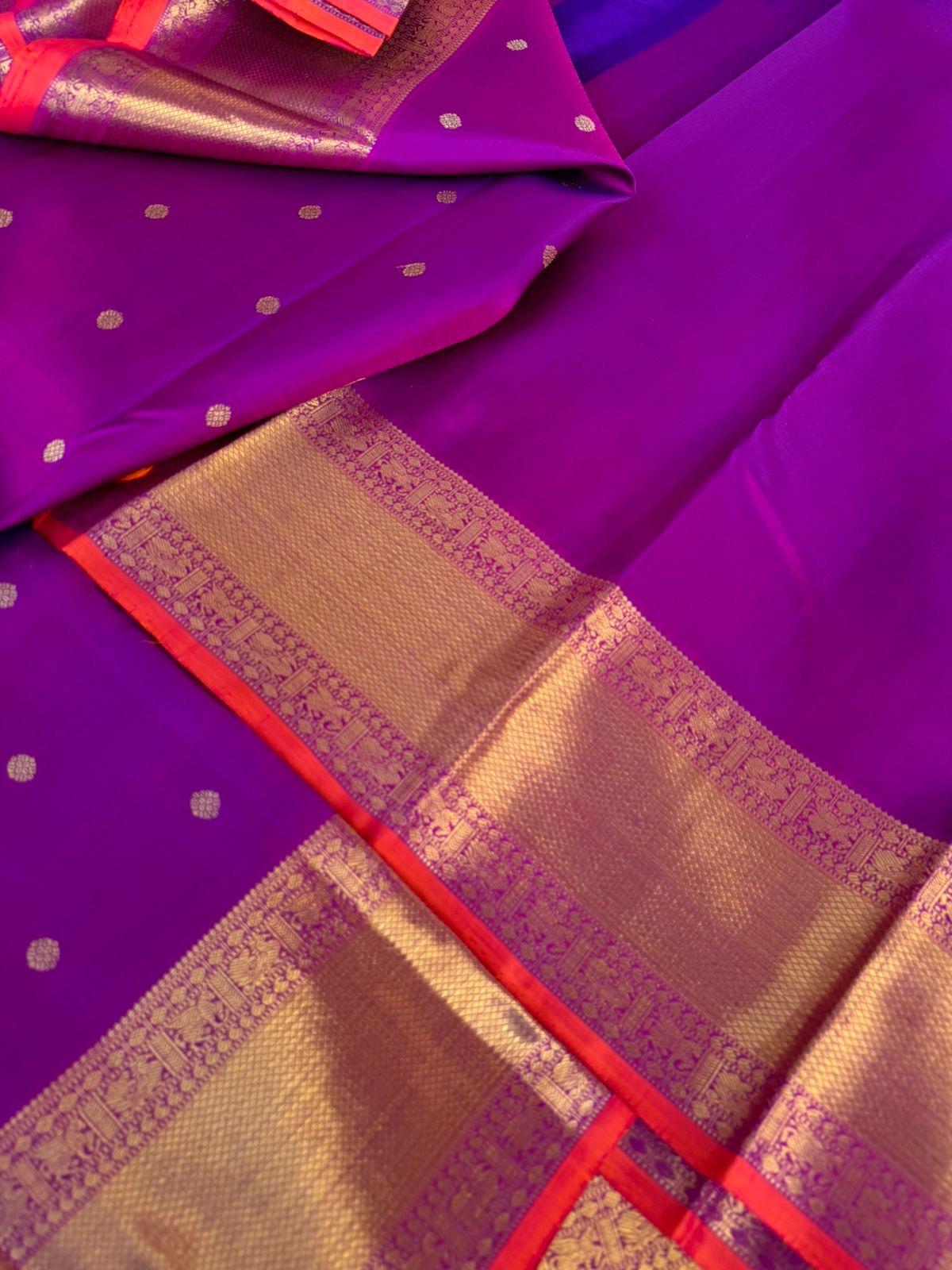 Meenakshi - Kanchivaram for Every Occasion - violet mixed vadamalli