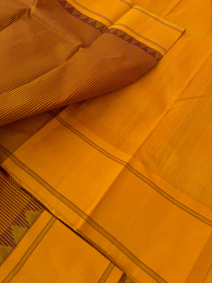 Signature Silk Cotton - mustard on mustard kasa kasa kattam