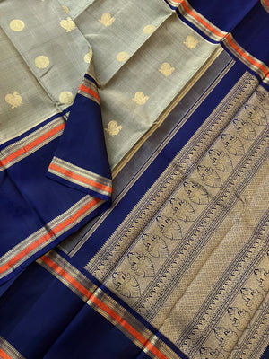 Myth of Kanchivaram - Lot of people Think Tall border Kanchivaram makes them look short but definitely not , saree won’t alter the height, it will give a absolutely different and unique look when it is draped for all people.