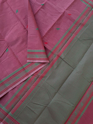 Mangalavastaram - onion peal with parrots woven buttas